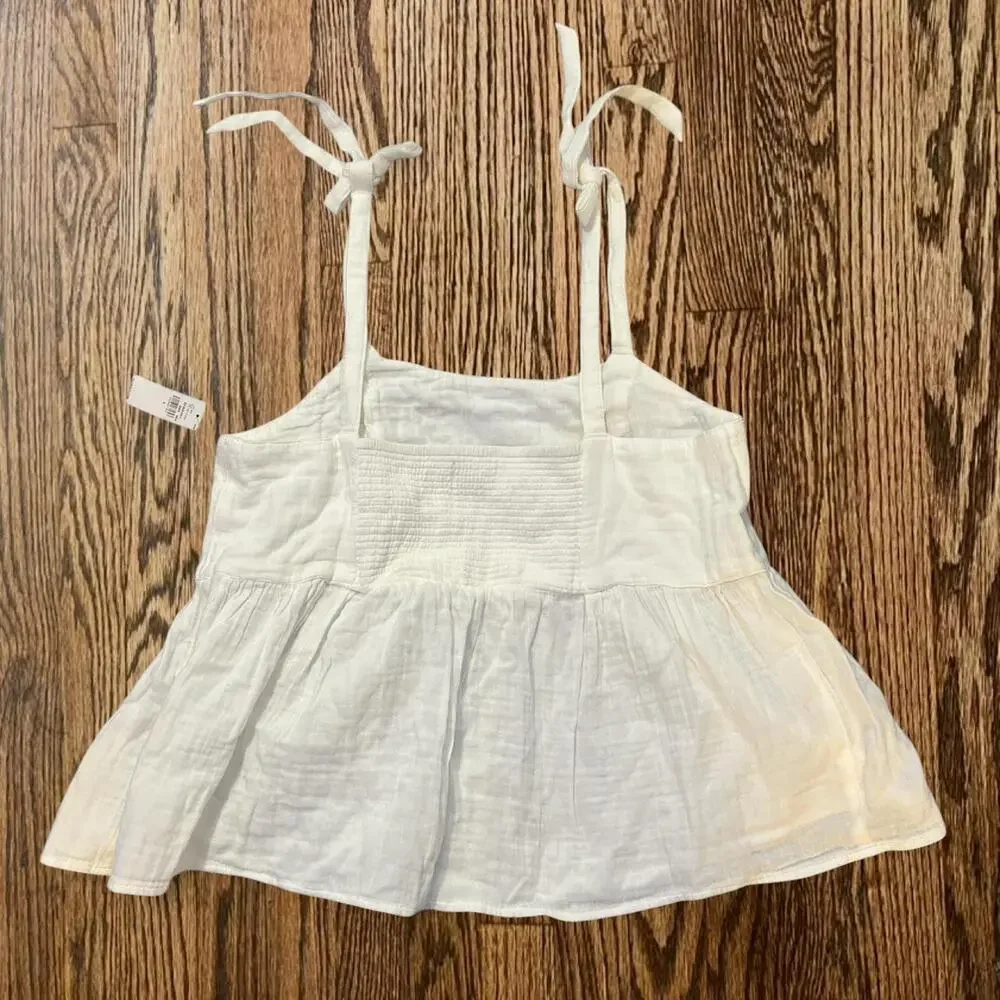 White babydoll top old navy - Picture 4 of 4
